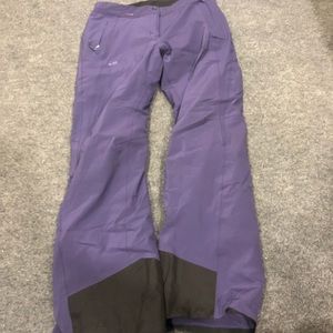 Women's Purple and Black Pants